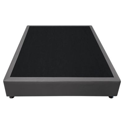 Base Box Para Cama Viúva 128x188cm Liz S05 Sintético Cinza - Mpozenato