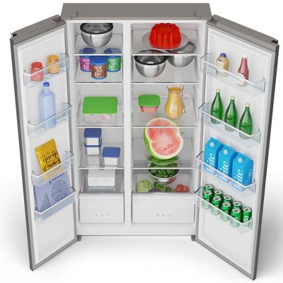 Geladeira 489L Philco Frost Free Side By Side Inox PRF504I 110V