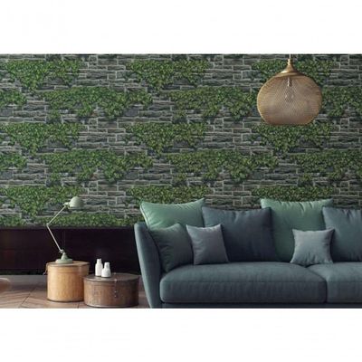 Papel De Parede Terra Gracia Ivy Stones (charcoal Grey) 831091 Terra Gracia 831091