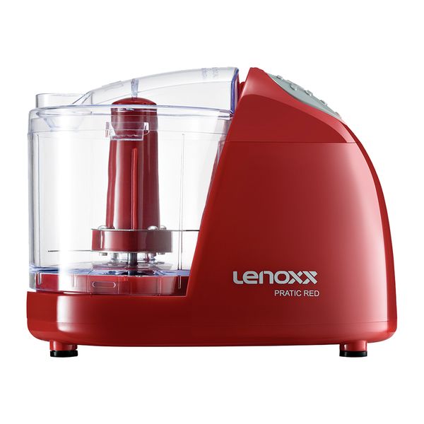 Miniprocessador de Alimentos Lenoxx Pratic Red PMP435 2 em 1 - 220V Miniprocessador de Alimentos Lenoxx Pratic Red PMP435 2 em 1 - 220V