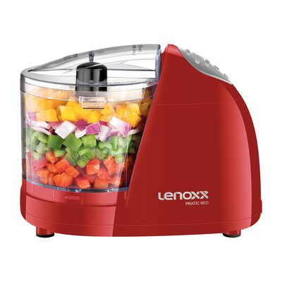 Miniprocessador de Alimentos Lenoxx Pratic Red PMP435 2 em 1 - 220V