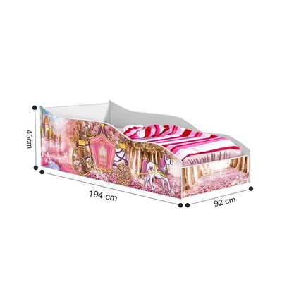 Cama Carro Solteiro Encantado Princesa