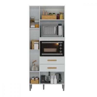 Multiuso Para Forno E Microondas Seul Branco Brilho Atualle Branco Brilho
