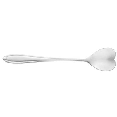 Conjunto de Colheres para Chá Wolff Heart em Aço Inox - 4 Peças Prata