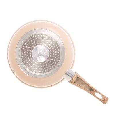 Frigideira de Indução Lyor em Alumí­nio com Revestimento Cerâmico Granilite 20cm Bege Bege