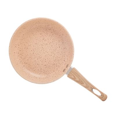 Frigideira de Indução Lyor em Alumí­nio com Revestimento Cerâmico Granilite 20cm Bege Bege