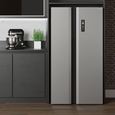 Geladeira 489L Philco Frost Free Side By Side Inox PRF504I 127V