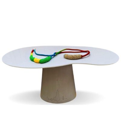 Mesa De Jantar Cone Orgânica Bean 160x90cm