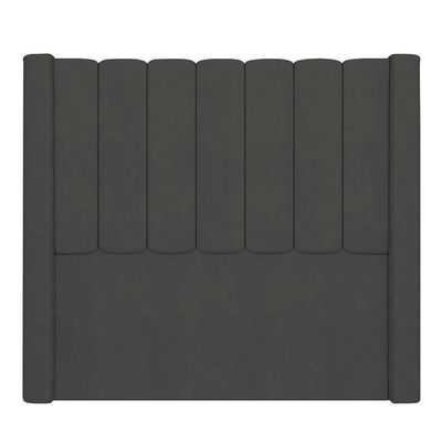 Cabeceira Casal Queen Cama 160cm Claire I02 Veludo Chumbo - Mpozenato