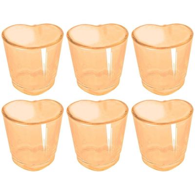 Conjunto de Copos para Shot Dynasty Love em Vidro 45ml 6 Peças Transparente