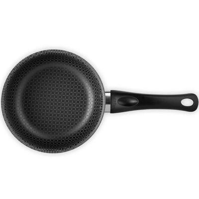 Panela Multiflon Gourmet em Alumínio com Revestimento Antiaderente 7 Camadas, Tampa de Vidro com Saída de Vapor e Alças em Baquelite 18 cm Grafite