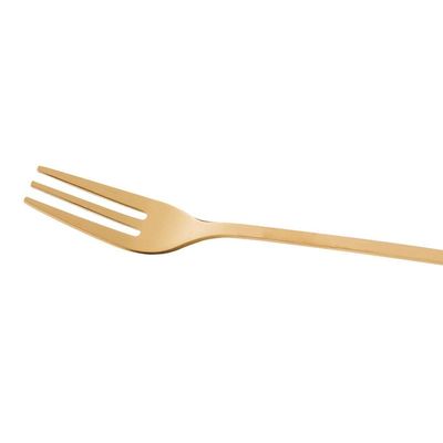 Conjunto Garfos para Aperitivo Wolff Gourmet - 4 Peças Dourado