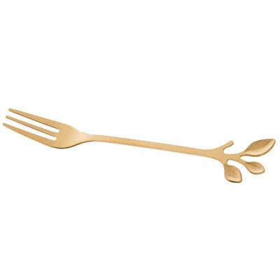 Conjunto Garfos para Aperitivo Wolff Gourmet - 4 Peças Dourado