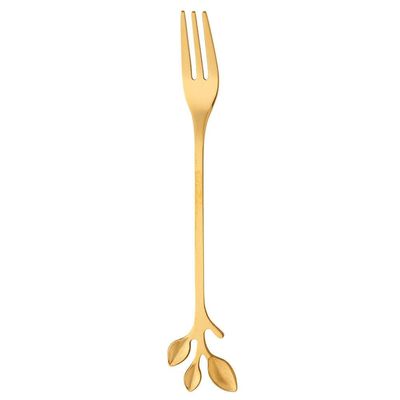 Conjunto Garfos para Aperitivo Wolff Gourmet - 4 Peças Dourado