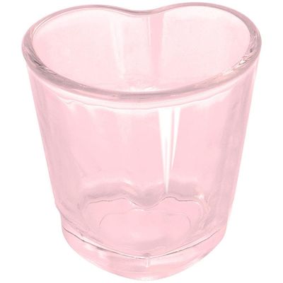 Conjunto de Copos para Shot Dynasty Love em Vidro 45ml 6 Peças Rosa