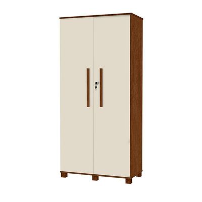 Multiuso 2 Portas Com Chave Espanha Canela Off White