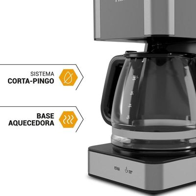 Cafeteira Philco PCF40A 40 Cafezinhos 1,5L 950W 110V