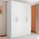 Guarda Roupa Miami Quatro Portas Branco