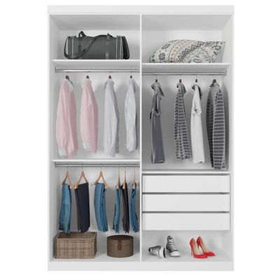 Guarda Roupa Miami Quatro Portas Branco