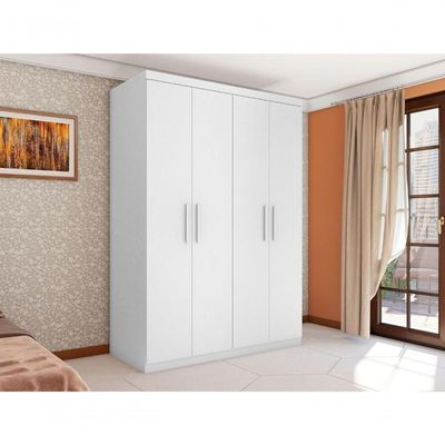 Guarda Roupa Miami Quatro Portas Branco