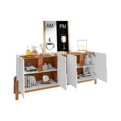 Buffet 4 Portas Adega Ranger Branco Cedro