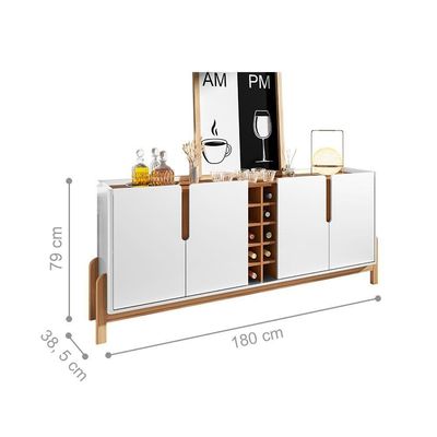 Buffet 4 Portas Adega Ranger Branco Cedro