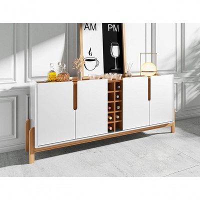 Buffet 4 Portas Adega Ranger Branco Cedro