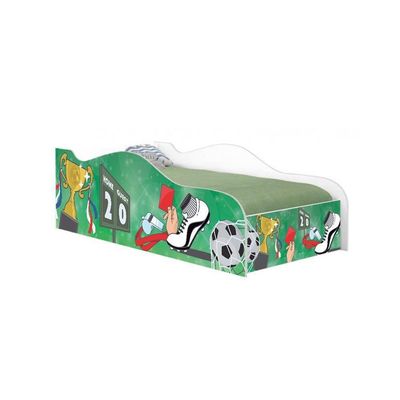Cama Carro Fun Adesivada Partida De Futebol Solteiro