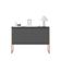 Buffet Classico Com 3 Portas Veneza Preto Cobre