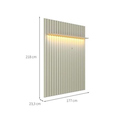 Painel para TV até 70 polegadas Alanis com LED Off White