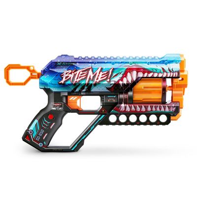 Lançador X-shot Skins Griefer com 12 Dardos - Shark Thrasher