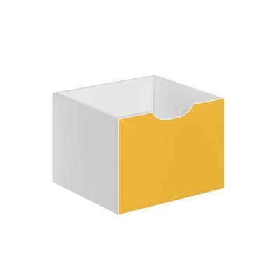 Kit Com 3 Gavetas Organizadoras 1479 Qmovi Laranja Amarelo E Vermelho