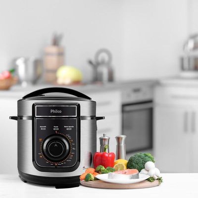 Panela De Pressão Elétrica Philco 4L 14 Funções PPPE04A 220V