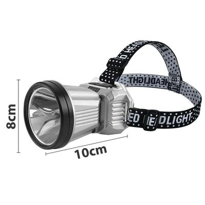 Lanterna De Cabeça Led Longo Alcance Usb Recarregável