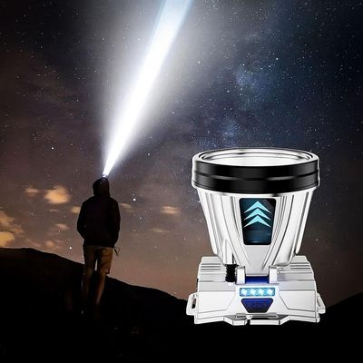 Lanterna De Cabeça Led Longo Alcance Usb Recarregável
