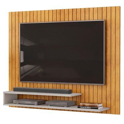 Painel 55 Pol 134cm Ripado David D04 Cedro-bali - Mpozenato