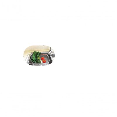Escorredor Multiuso Com Alça Em Aço Inox 56x26 Cm - Mimo Style - A5000