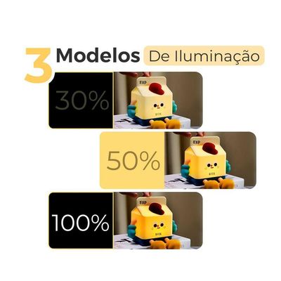 Abajur Luminária Led Infantil Suporte De Celular Articulável