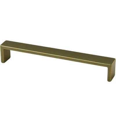 Kit 10 Puxadores Alça para Móveis 160mm Zamac Bronze Fosco Piauí Torralba Armários Gavetas