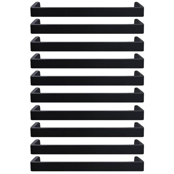 Kit 10 Puxadores Alça Preto Fosco 16cm Torralba Móveis Piauí 3267 Atacado