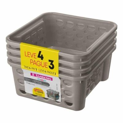 Conjunto Cesto Plástico 746ml