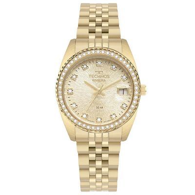 Relógio Technos Feminino Riviera Dourado - 2117lfk-1d 2117lfk-1d