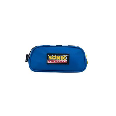 Estojo Escolar Masculino Sonic Azul U / Azul
