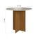 Mesa De Jantar Redonda 90x90 Aline Freijo Off White Indekes