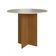 Mesa De Jantar Redonda 90x90 Aline Freijo Off White Indekes