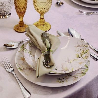 Aparelho de Jantar 20 Peças Tramontina Magnólia Porcelana