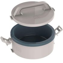 Marmita Térmica 1,5L Sem Divisória Cinza Tekcor Soprano