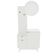 Conjunto Para Banheiro 80cm Com Espelho 2 Porta E 1 Gaveta Bn3680 Branco Tecnomobili