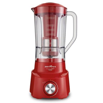 Liquidificador Britânia Diamante Vermelho 4 Velocidades 1050W 220V