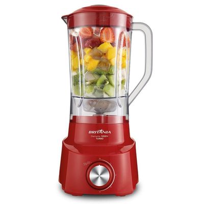Liquidificador Britânia Diamante Vermelho 4 Velocidades 1050W 220V